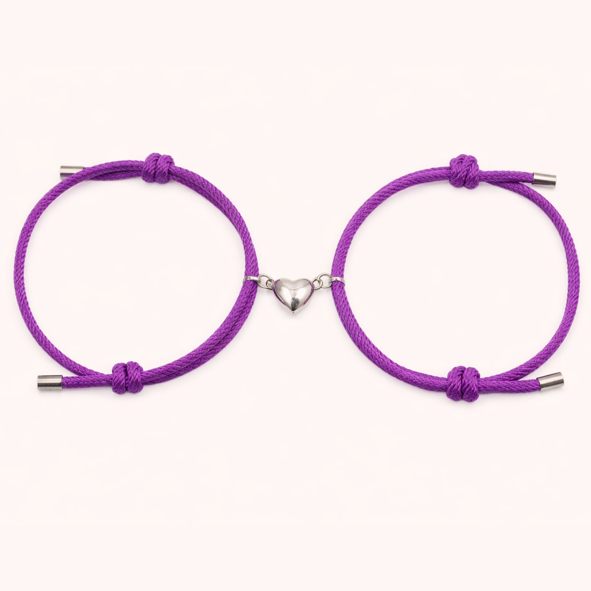 Magnetic Couple Bracelet – Alloy Heart Connection Bracelets