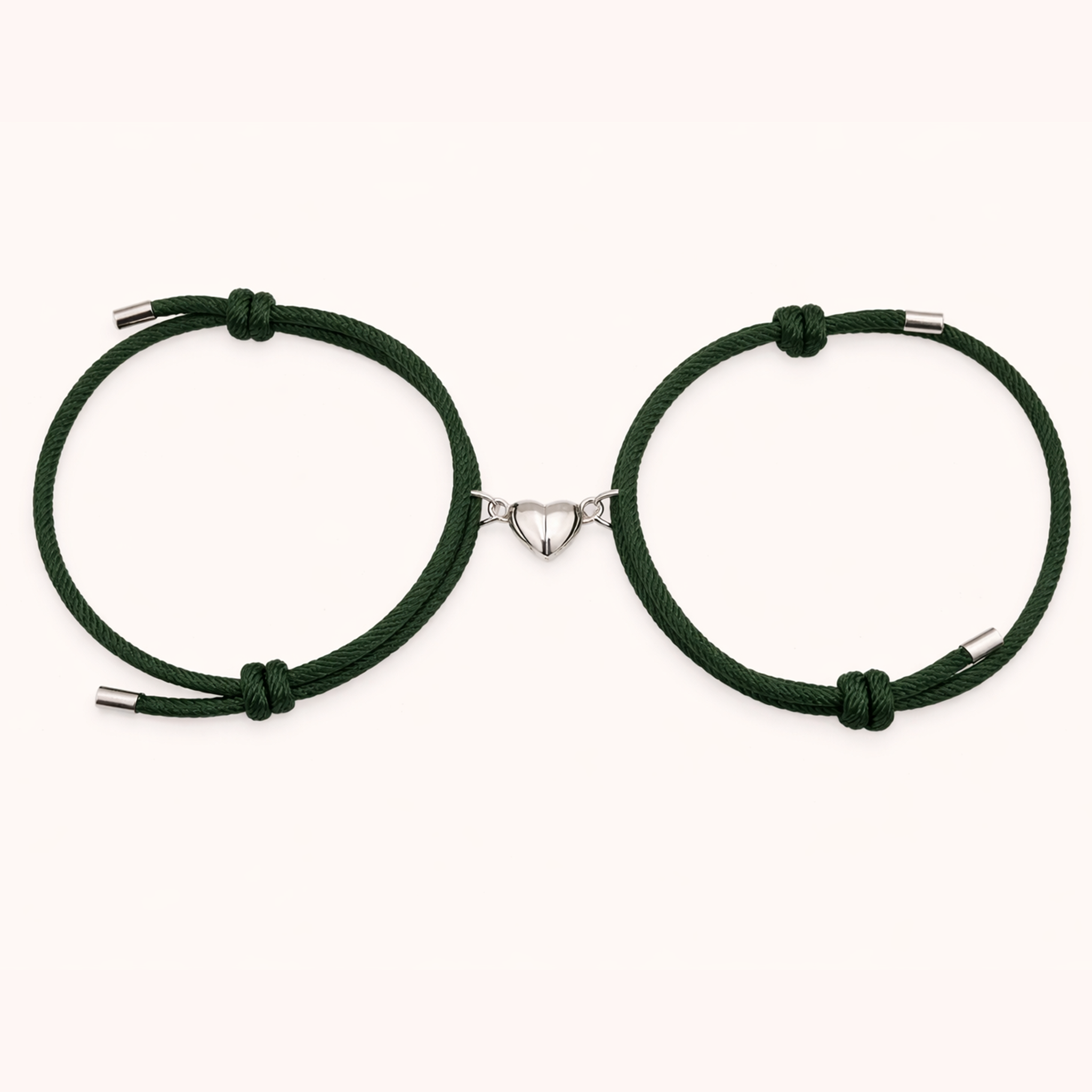 Magnetic Couple Bracelet – Alloy Heart Connection Bracelets