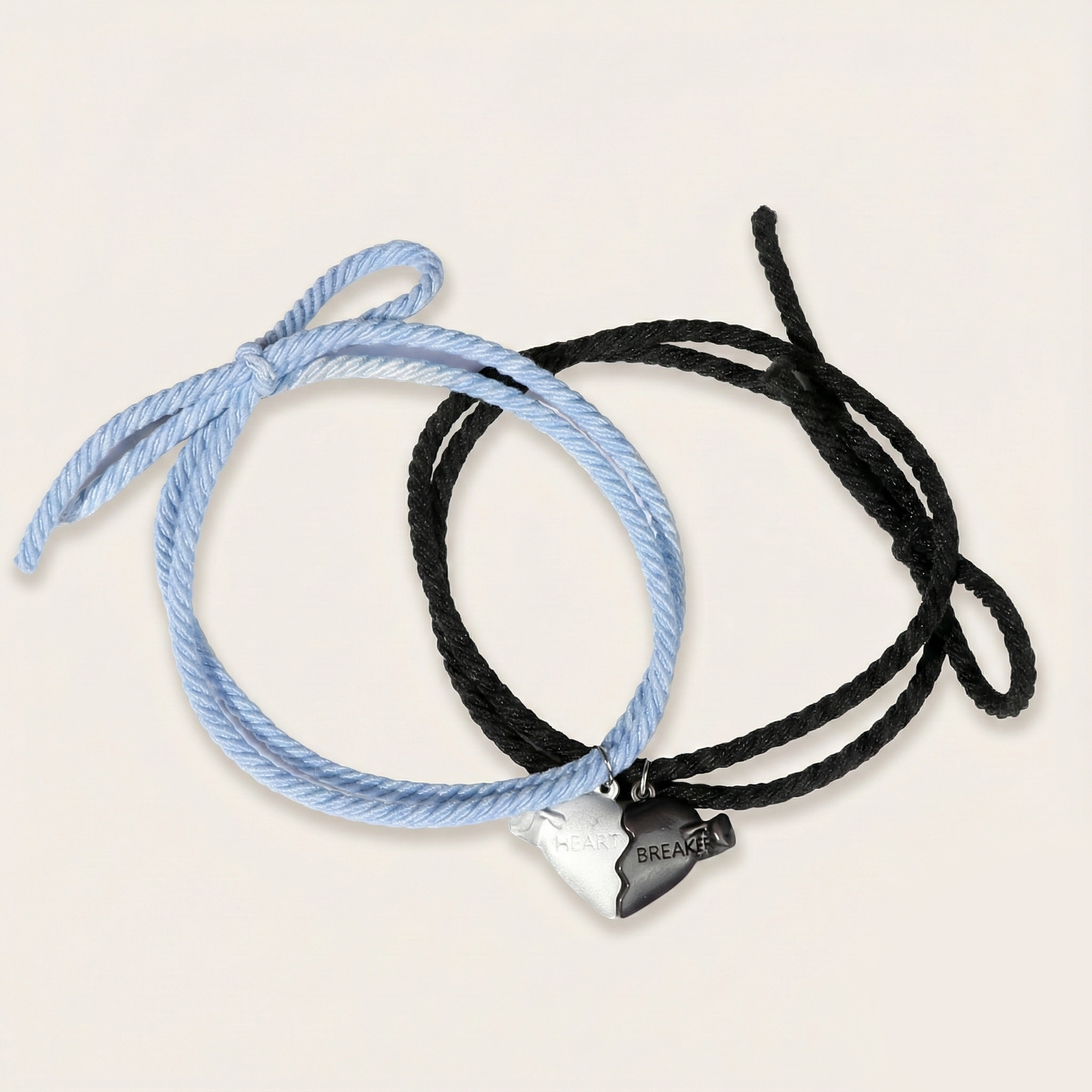 Magnetic Lovers Bracelet – Fabric Couple Connection Bracelet
