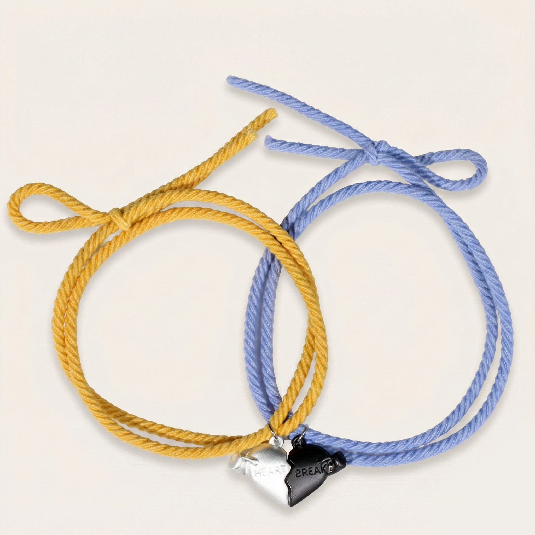 Magnetic Lovers Bracelet – Fabric Couple Connection Bracelet