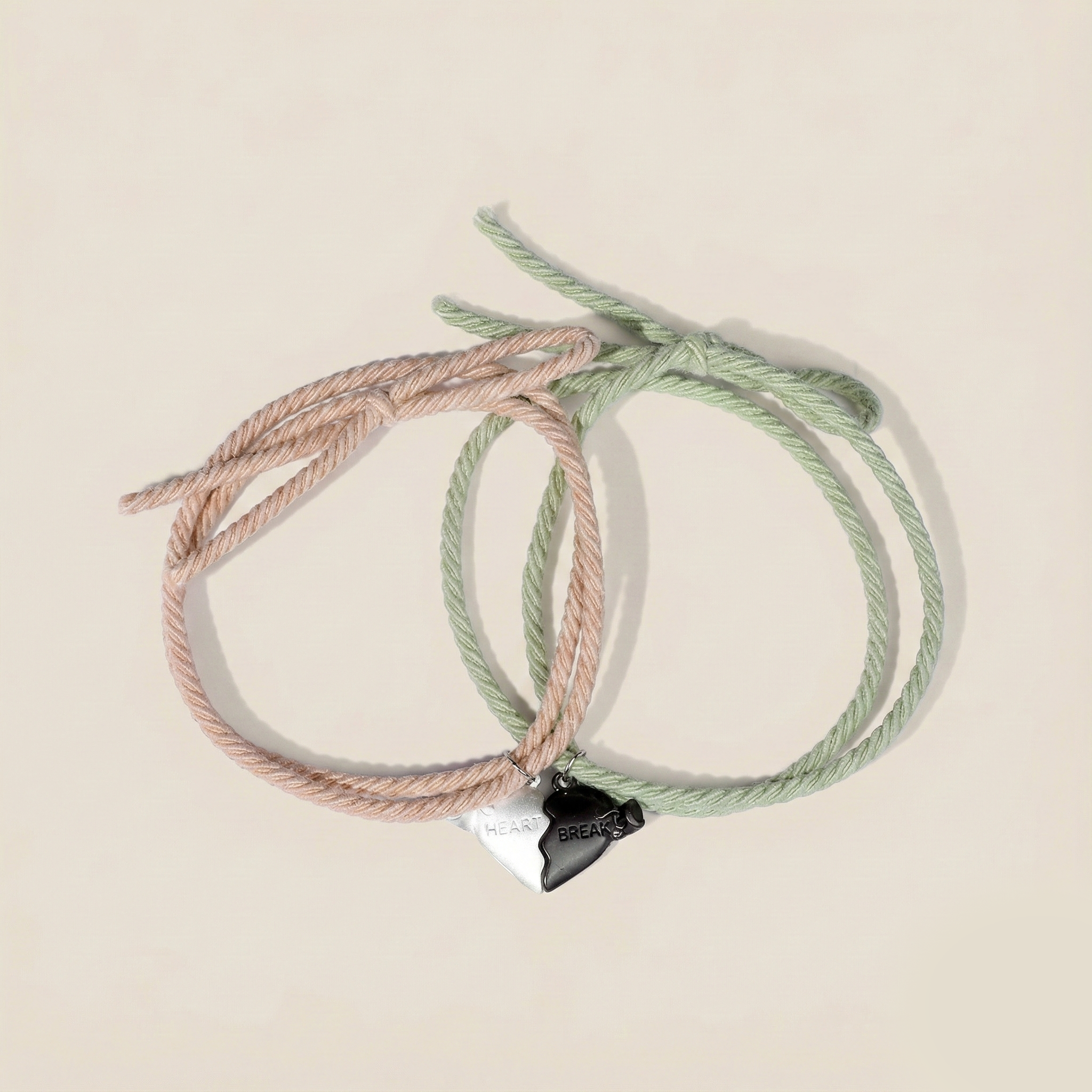 Magnetic Lovers Bracelet – Fabric Couple Connection Bracelet