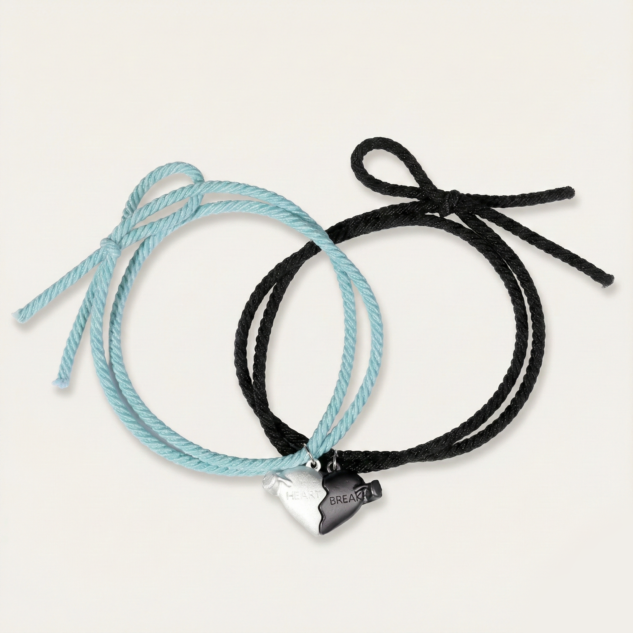 Magnetic Lovers Bracelet – Fabric Couple Connection Bracelet