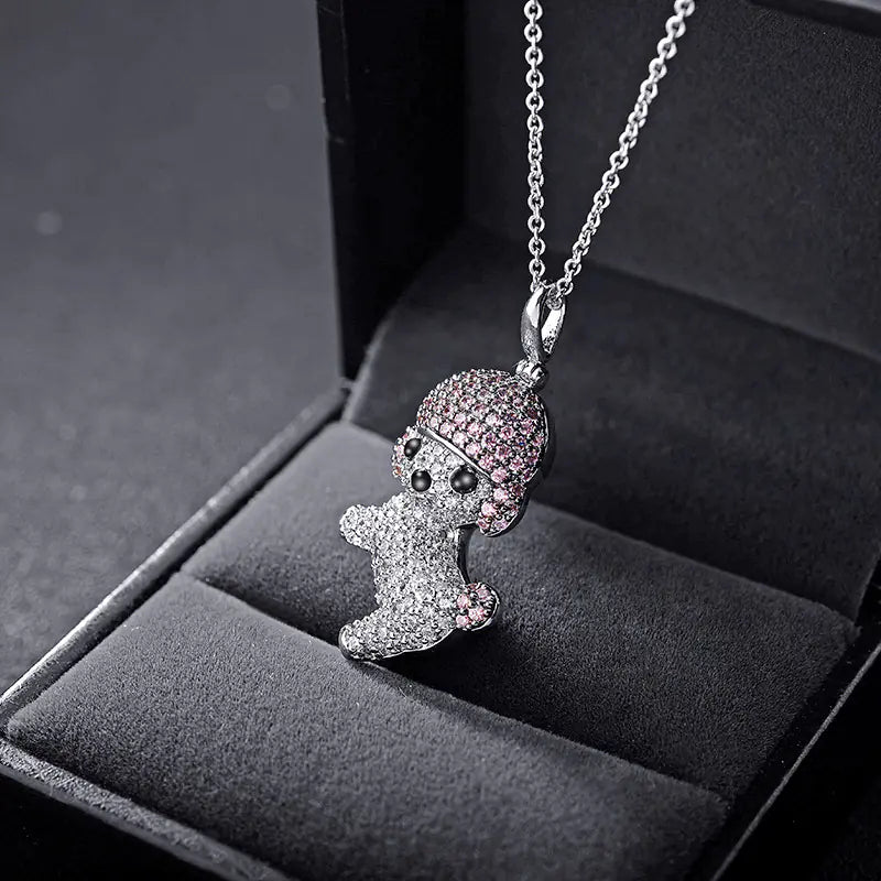 Wealth Dog Necklace – Lucky Animal Pendant for Women
