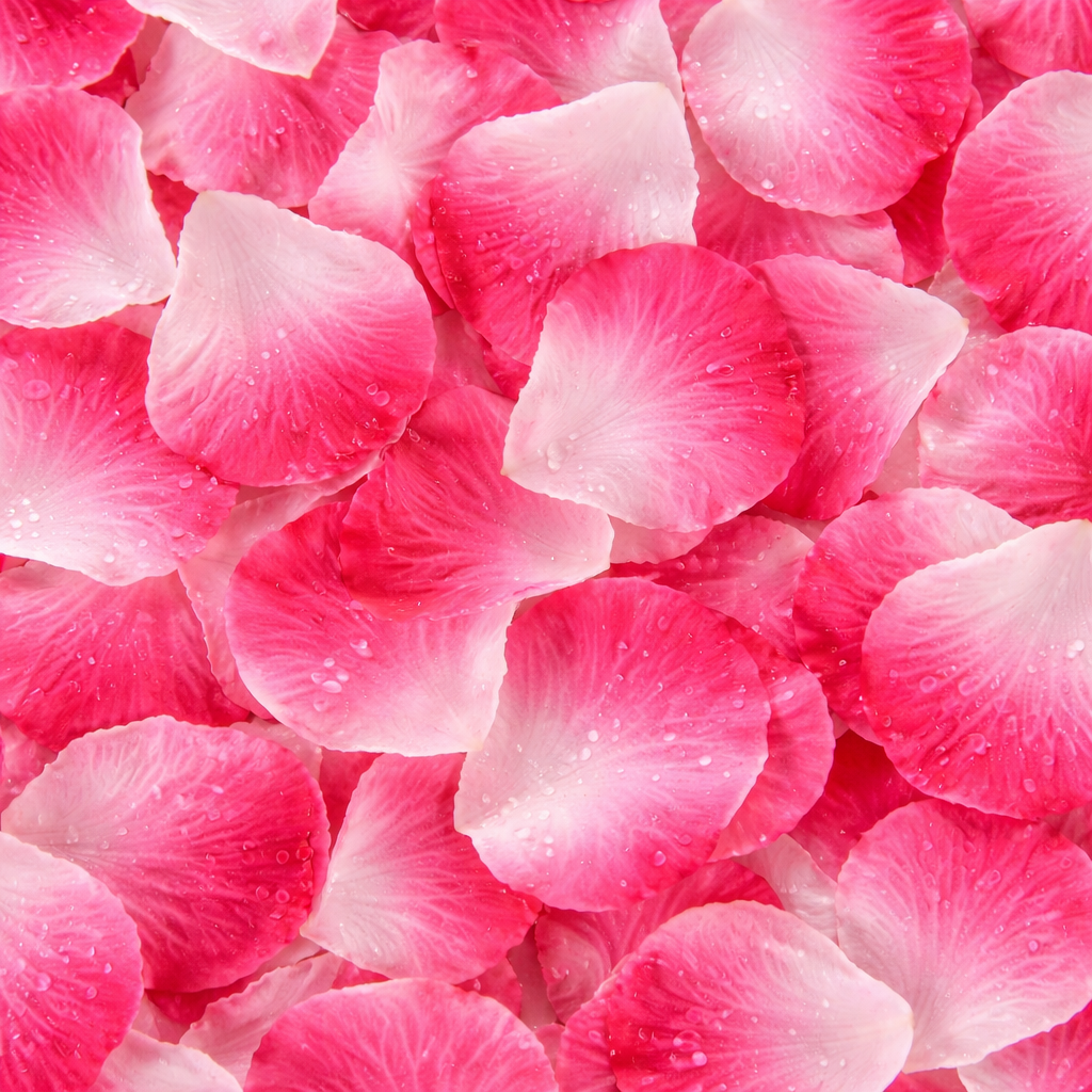 1000 Artificial Rose Petals for Weddings, Parties & Events