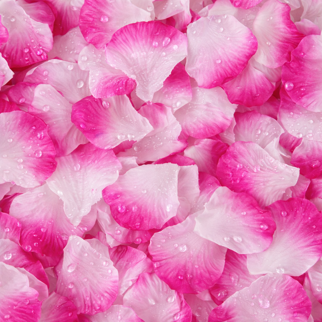 1000 Artificial Rose Petals for Weddings, Parties & Events