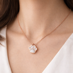 Sterling Silver Cat Paw Necklace – Minimalist Animal Pendant