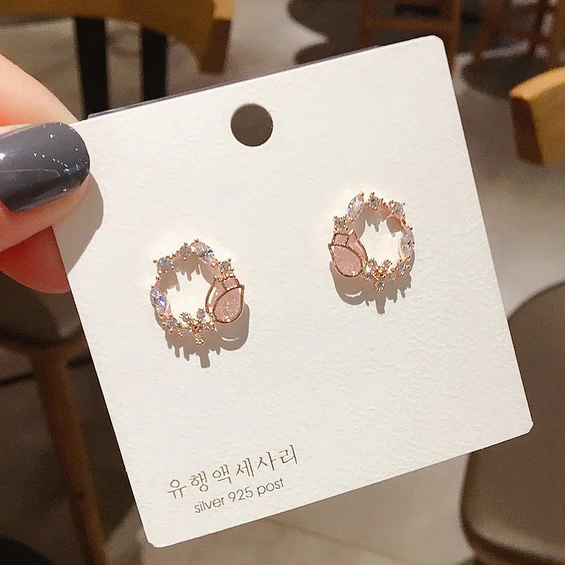 Tulip Flower Earrings