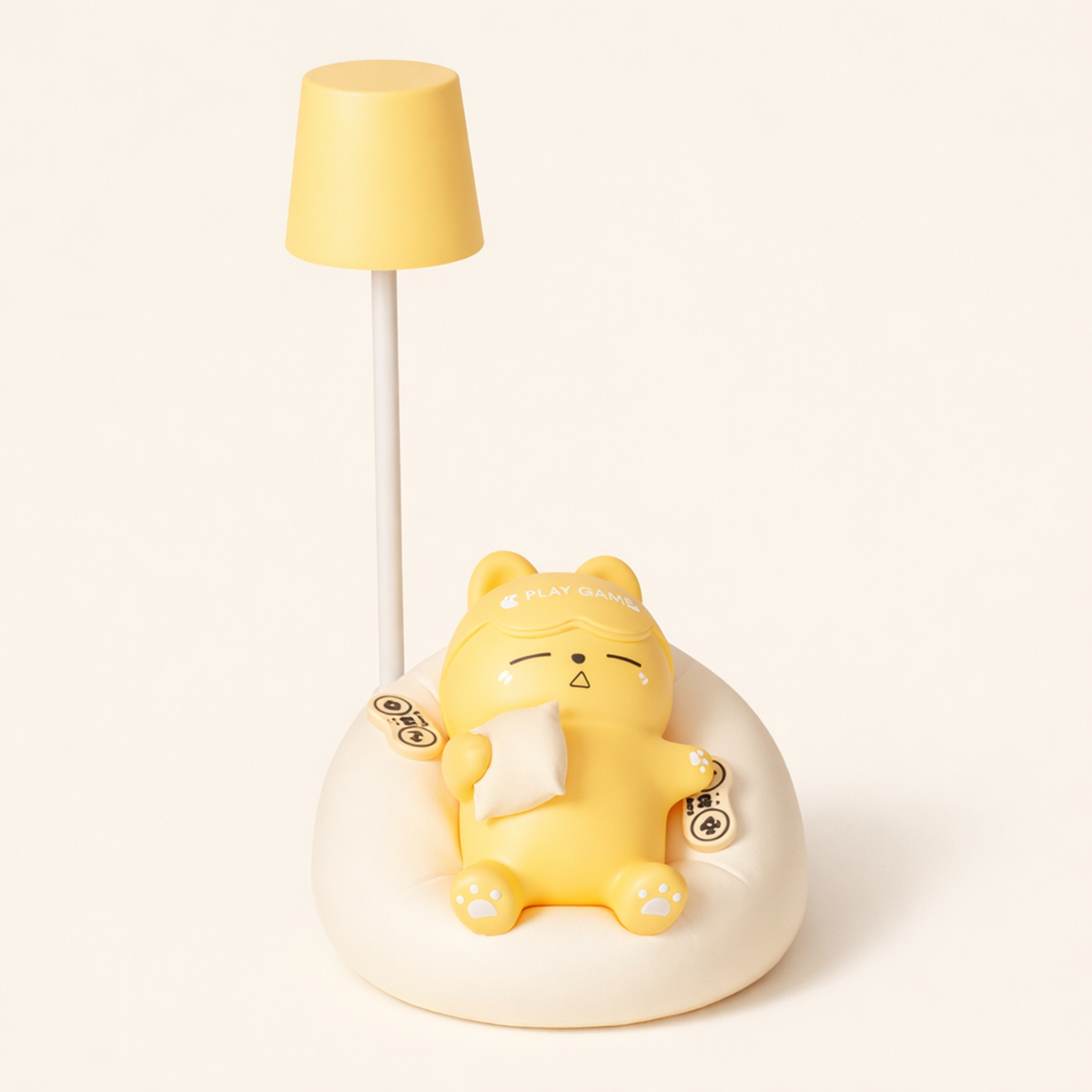 Cute Cat Night Light – Rechargeable LED Bedside Lamp