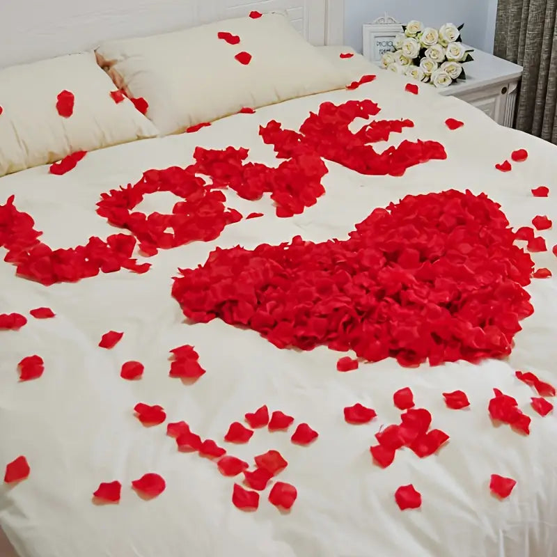 1000 Artificial Rose Petals for Weddings, Parties & Events